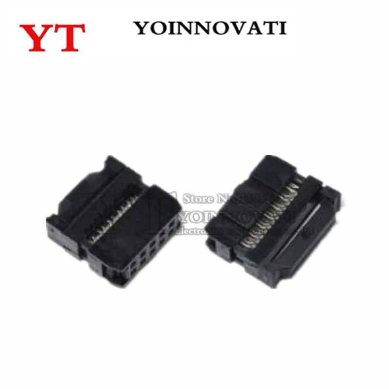 

50pcs Socket FC-10P 2.54mm IDC Connector 10-pin Cable Socket 10P