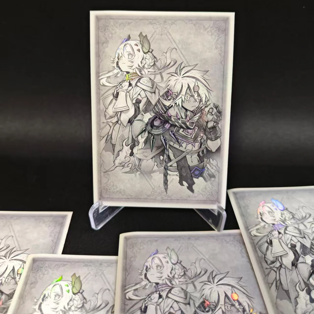 50Pcs/set 63X90Mm Diy Self Made Yu-Gi-Oh! The Fallen The Virtuous Card Sleeves Color Flash Ygo Card Protective Cover Gift Toy view 2