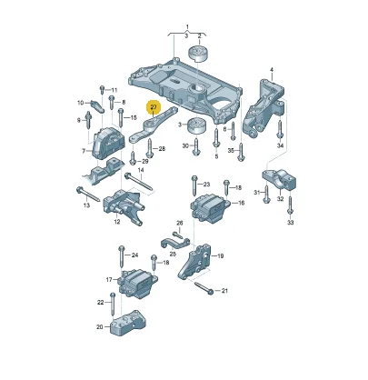 Auti a3 8p vwゴルフジェッタスロッコトゥーランオクタビア素晴らしいイエティ1k0199855bb ae用マウントレンズサポートブラケット