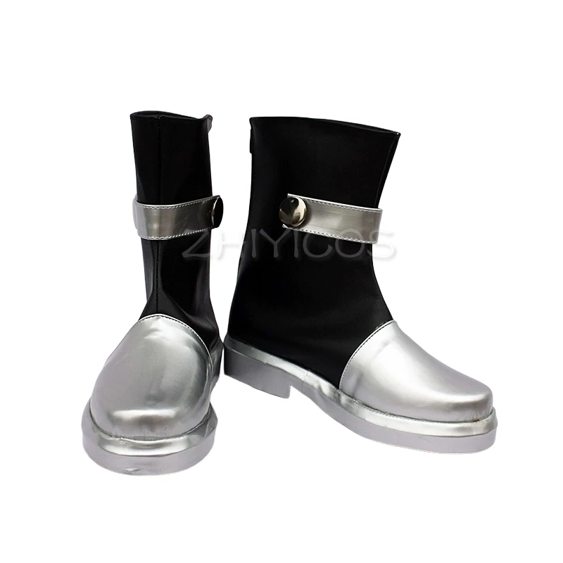 ZHIYICOS Anime Fate Stay Night Archer Emiya Cosplay zapatos botas negras mujeres hombres zapatos de Halloween accesorios de Cosplay
