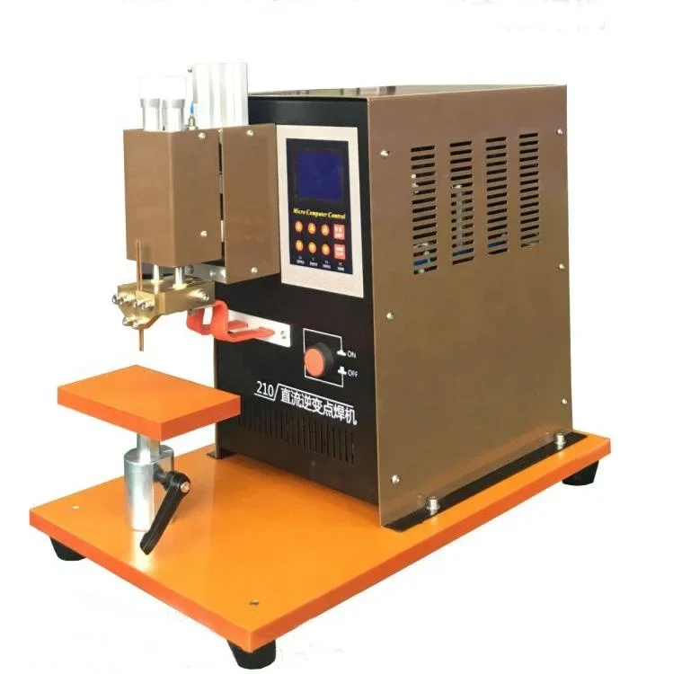 Lithium ion battery packs spot welder machine for cylinder cell battery packs welding