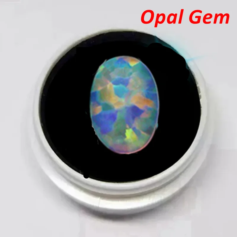 

Pretty Opal Gem 10×14mm Oval flat Bottom Cut Loose Gemstone For Jewelry DIY Earring or Ring Pendant Accessories