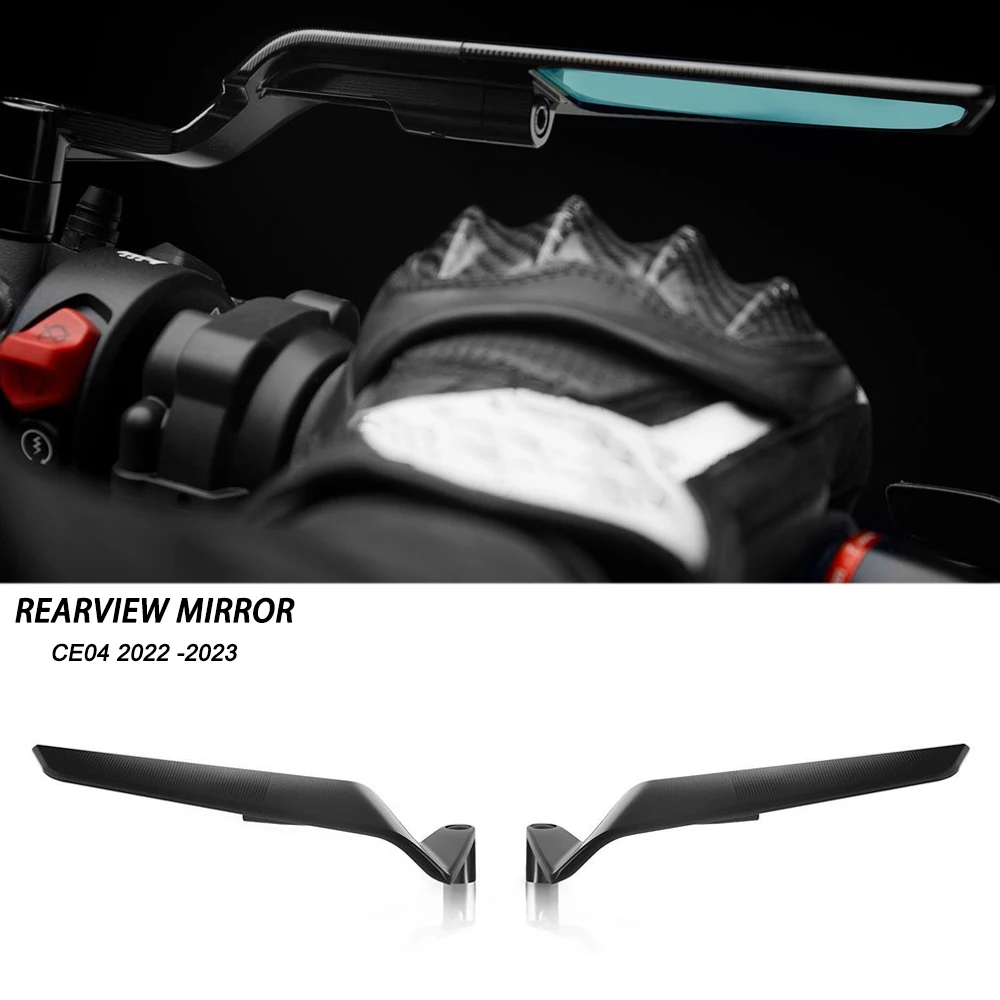 For BMW CE 04 CE04 2022-2023 New Motorcycle Mirrors Stealth Mirrors Sports Winglets Mirror Kit Adjustable Mirrors Wing Mirrors