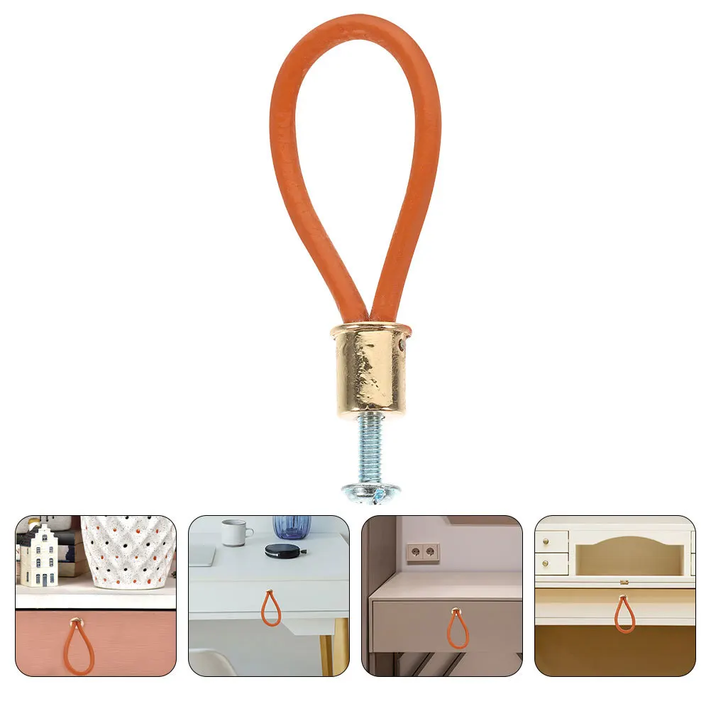 

2Pcs Modern European Rope Drawer Pulls Ergonomic Wardrobe Door Handles Luxury Cabinet Handles for Dressers Furniture