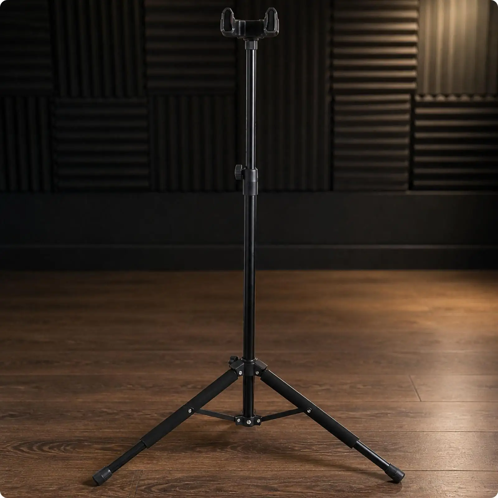 Freestanding Industrial Guitar Cradle with Auto Lock System for Acoustic Electric Bass Guitar Support