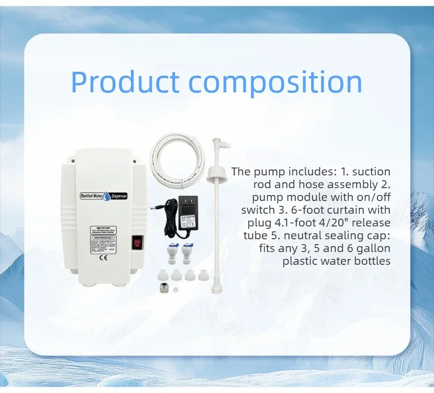

Superior Electric Refrigerator Water Pump Food Grade High Pressure Beverage Machine Drinking Water Pump Ice Maker Machine