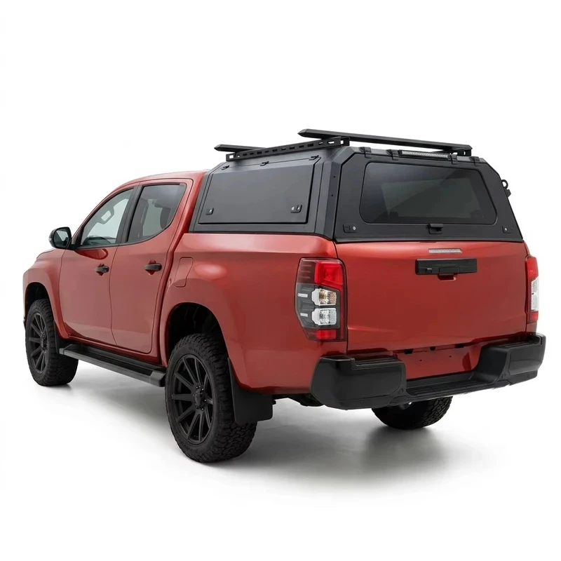 High Aluminum Alloy Pickup Canopy Hard Top Cover Topper -Rust 4X4 Offroad For L0 Triton Strada Double C