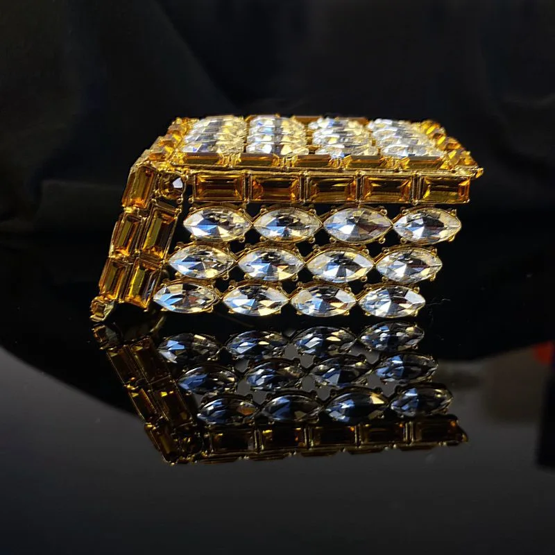 

Vintage Medieval Geometric Full Diamond Electroplated Real Gold Heavy Shiny Jewelry Earrings Brooch Set