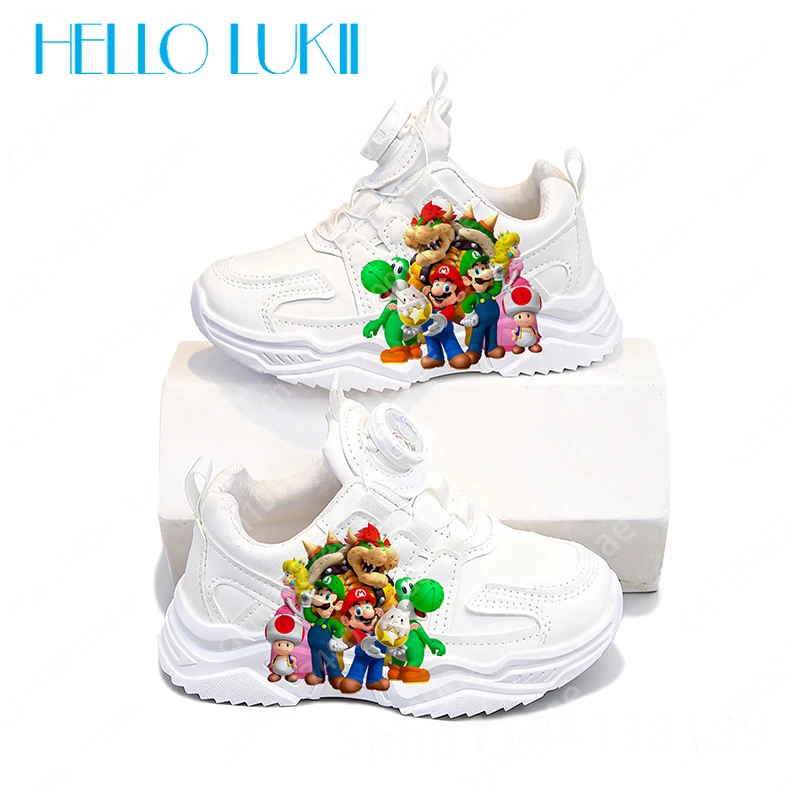 هدية عيد الميلاد ماريو الكرتون الطباعة عالية الجودة في الهواء الطلق أحذية خفيفة الوزن بنين بنات أحذية مريحة هدية للأطفال
