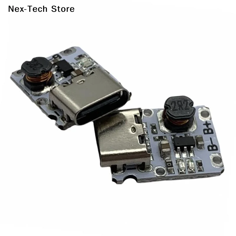 

1Pcs Type-C Lithium Battery Charging Protection Boost 5V Charge And Discharge Integrated Module Power Supply Board