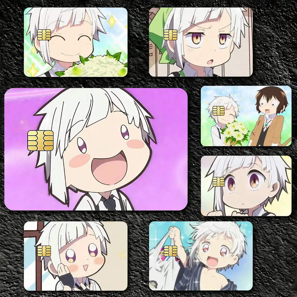 Anime BSD Atsushi Nakajima Sticker Decoration Creative Bank Card Bus Metro Waterproof Sticker
