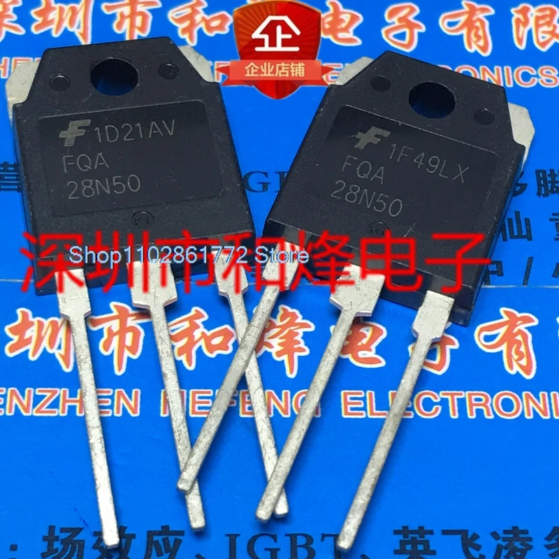 （5PCS/LOT）FQA28N50  TO-3P 28.4A 500V