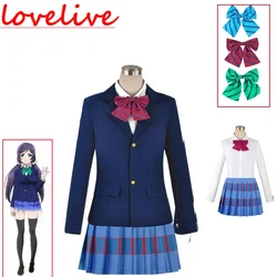 Lovelive-Uniformes Scolaires de Cosplay, Costumes d'Amour en Direct, Kousaka Honcontempled, Minami Kotori Ayase Emovies Tojo Nozomi Nishik37Maki