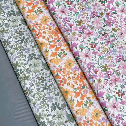 Tela de algodón Tissun liberty de bosque de cuento de hadas 40S para niños, tela de costura para bebés, vestidos, falda, medidor de retales de diseñador hecho a mano DIY