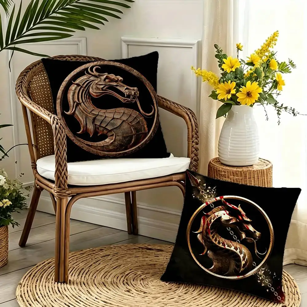 

M-Mortal Kombat II Film Double-sided print Pillow Case Cushion Cover Throw Pillow Case For Car Sofa