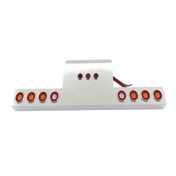 CNC Aluminum Alloy Taillight Angel Eye Tail Lamp for 1/14 Tamiya King Hauler 56344 56301 RC Trailer Modification Part