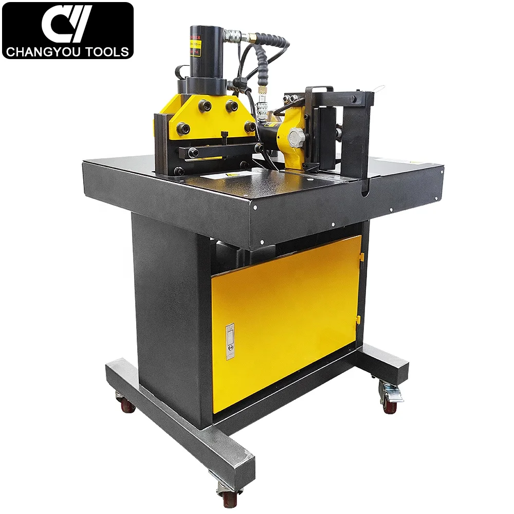DHY-150 Three In One Busbar Punching Bending Cutting Machine
