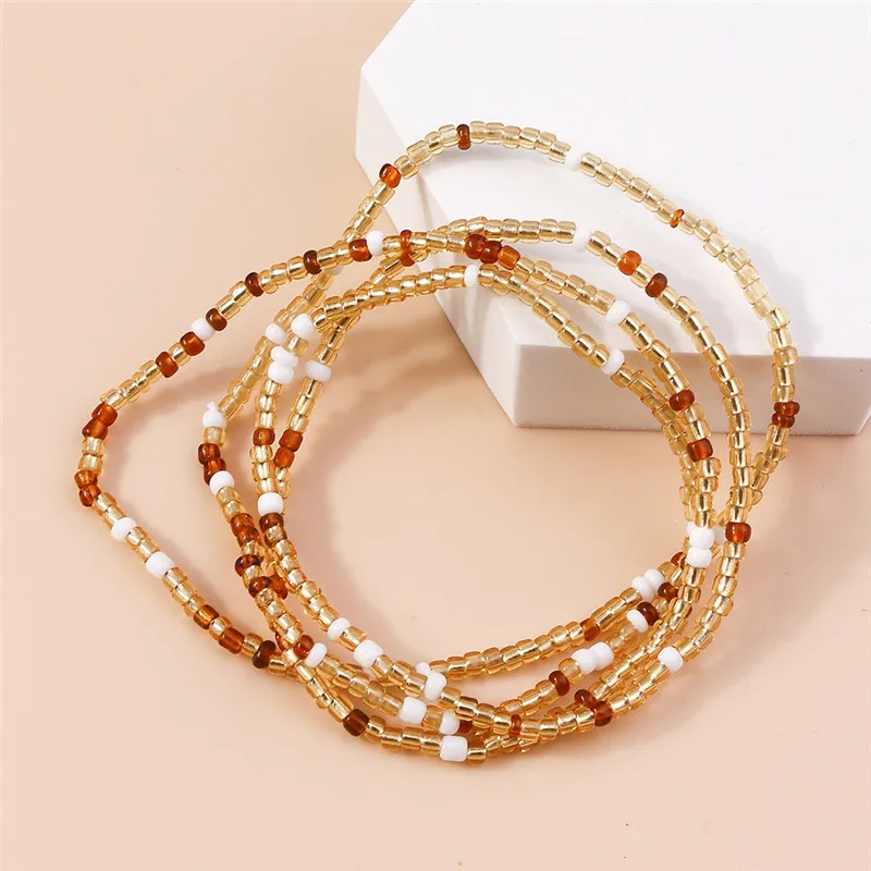 Böhmisches handgefertigtes Perlenarmband für Frauen, Sommer, mehrschichtig, bunte Perlen, Kette, Armreifen, Mädchen, Boho-Schmuck, Großhandel in großen Mengen – Detail 14