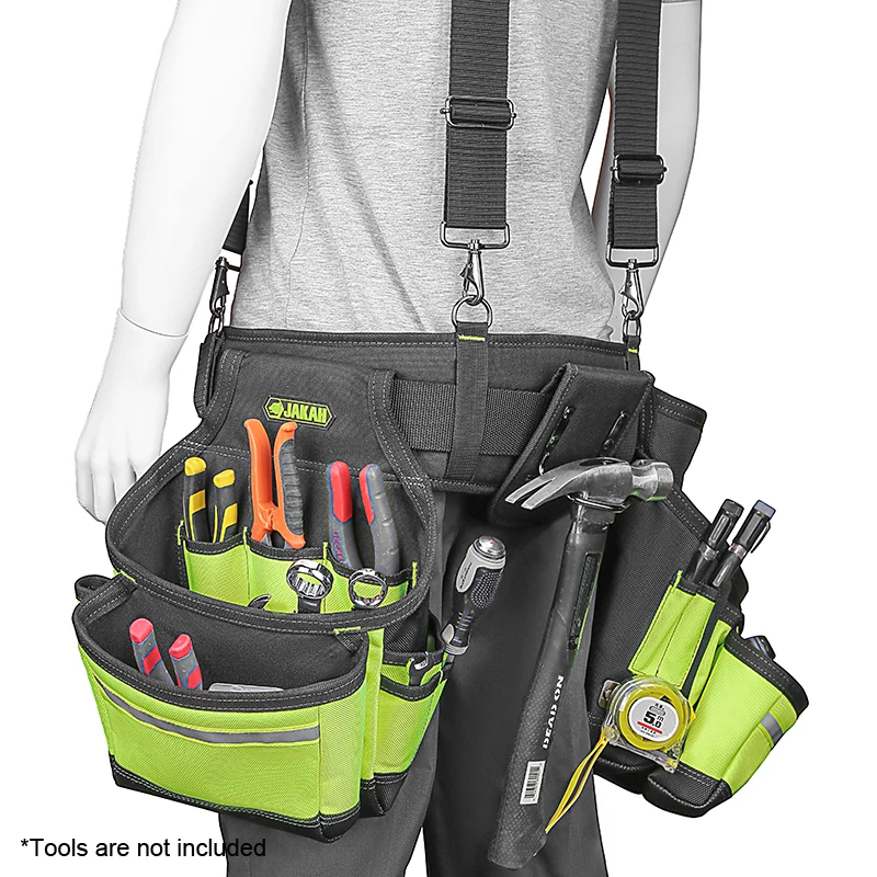 Jakah Tool Belt, Tool Rig, Durable, Premium Tool Belt Organizer HL047