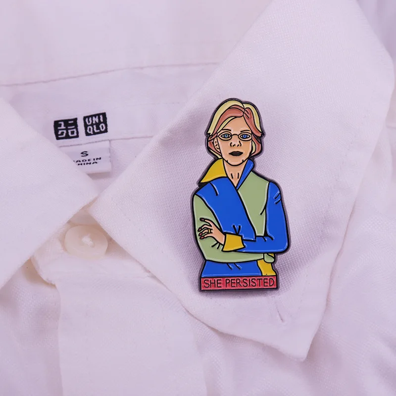 Women\'s Enamel Pins Custom Coffee Power Feminist Brooches Clothing Luxury Copper Lapel Badges Fashion Jewelry Gift Drop Shipping