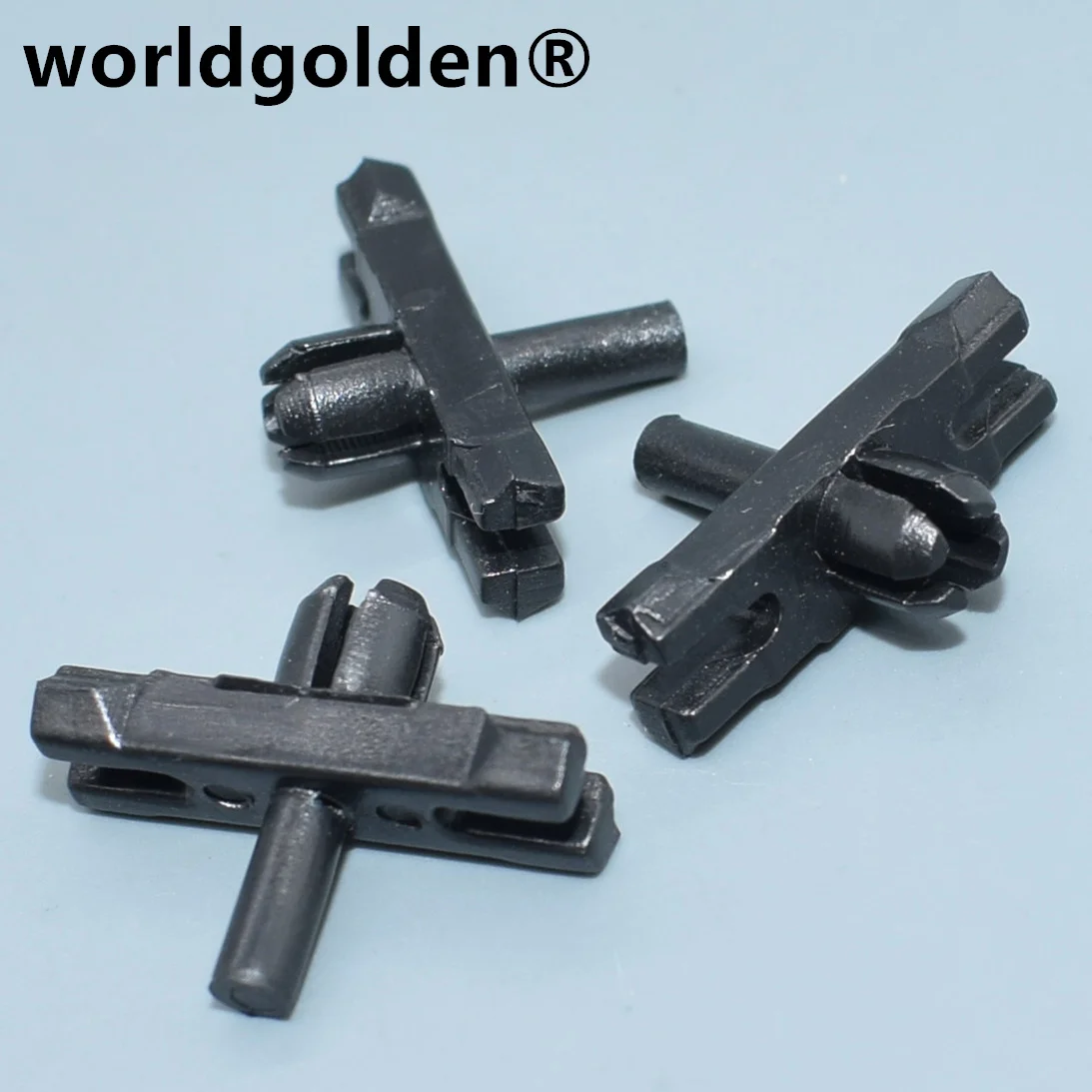 worldgolden 100pcs auto fasteners Retaining Clip for VW 113-853-585C 113853585C