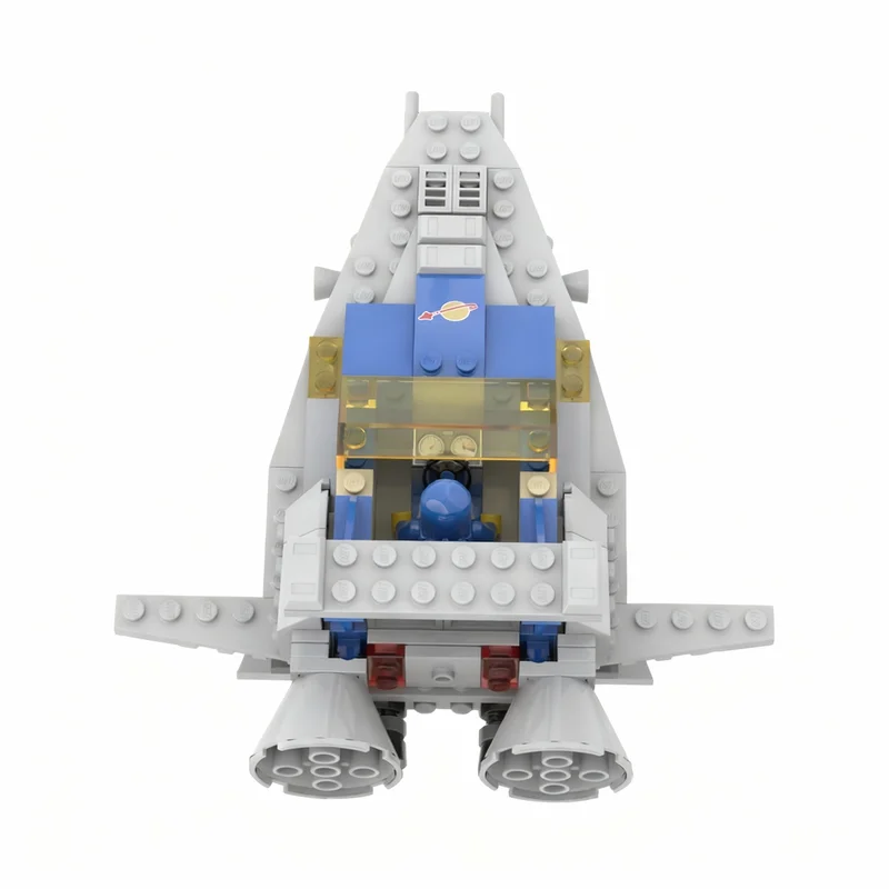 144pcs MOC Space Classic Benny S Convertible Spacejet Model Building Toys Blocks Architecture Christmas Gifts Education Brick