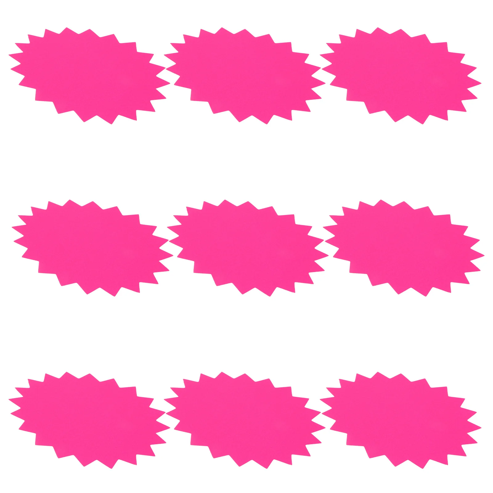 

100 Sheets Fluorescent Paper Price Tags 8x11cm Pink Retail Signs Advertising Stickers Promotional Sale Displays Folder Labels