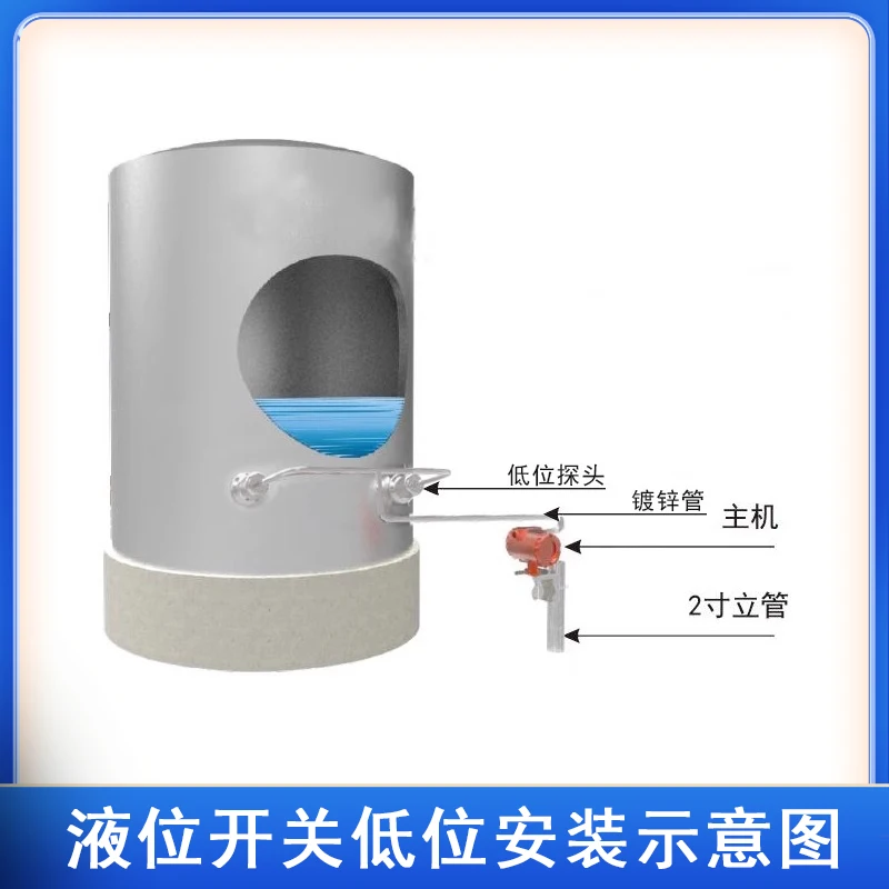 Sensor nivelado do metal do Não-Contato, interruptor nivelado líquido externo ultrassônico, à prova de explosão e anticorrosivo, alarme nivelado de água