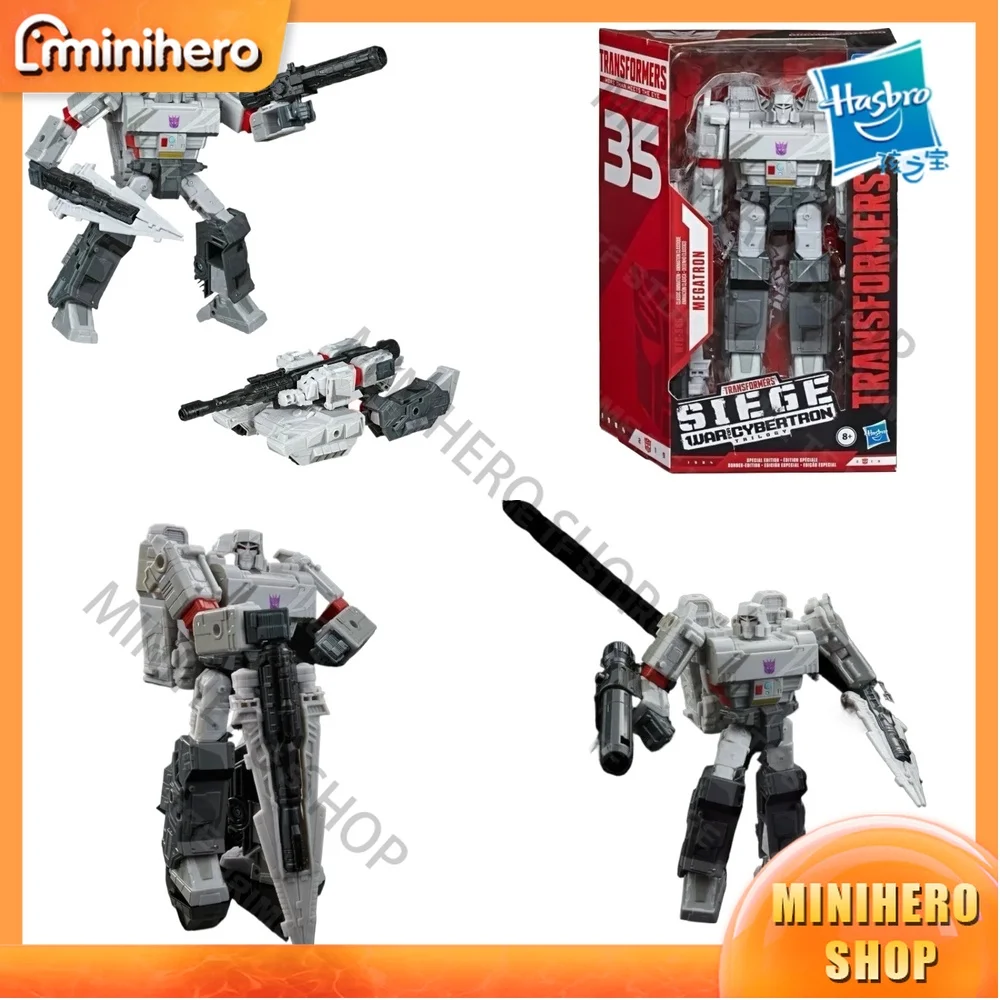 

In Stock Original Hasbro Transformers War for Cybertron Siege WFC-S66 Megatron Anniversary Edition Voyager Class Super Action