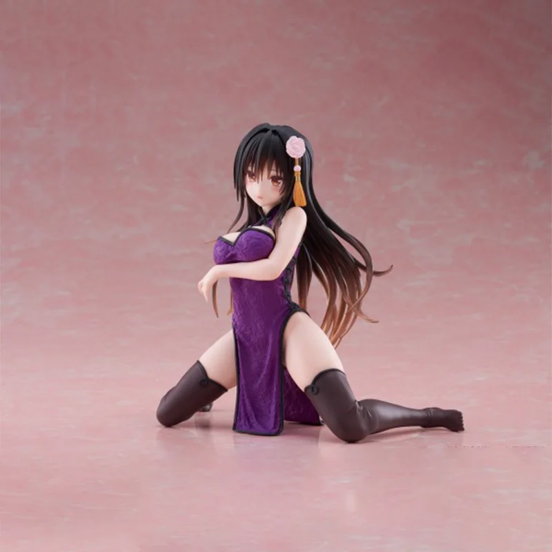 【100% asli】TAITO To LOVEru Darkness Kotegawa Yui -Desktop Cute - Gaun Cina Ver. Karakter Kartun Model Seri Koleksi