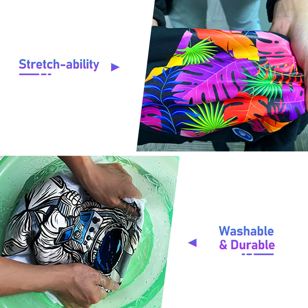 A4 DTF PET Film Direct Transfer Printing Film A4  T-shirts Fabric DTF Printer Heat Transfer PET Film Hot/cold Peel For dtf print