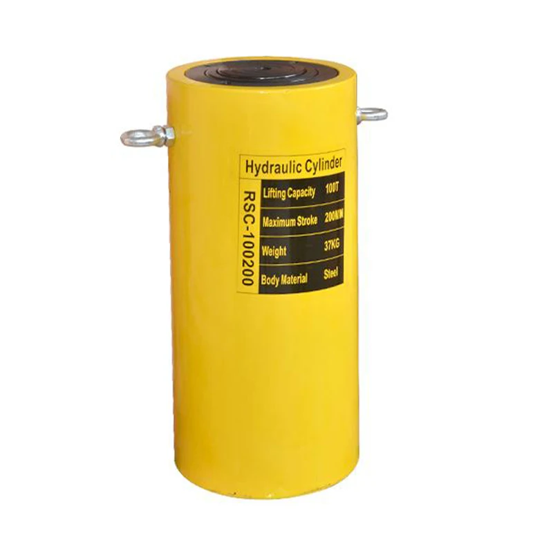 Split Type Hydraulic Jack Dual Circuit System Long Stroke Heavy Tonnage Electric Hydraulic Double Acting Cylinder