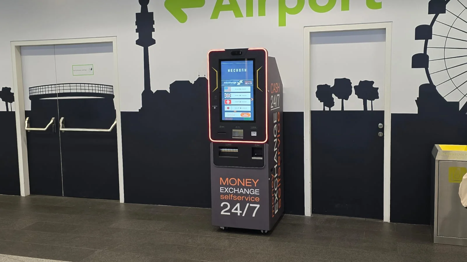 Automatic Foreign Currency Exchange Machine Self Service Cash Exchange ATM Machine with Off-line Software for Airport and Banks