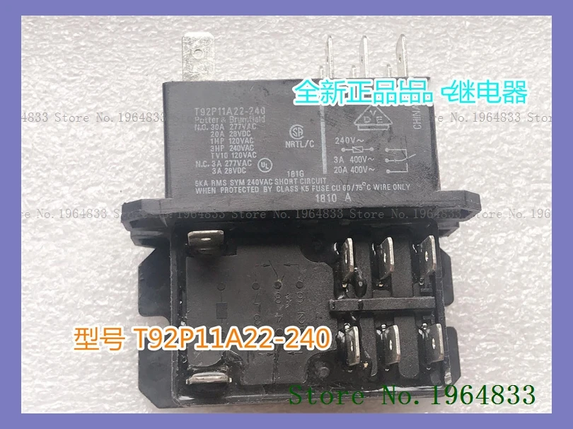 

T92P11A22-240 240VAC 8 30A