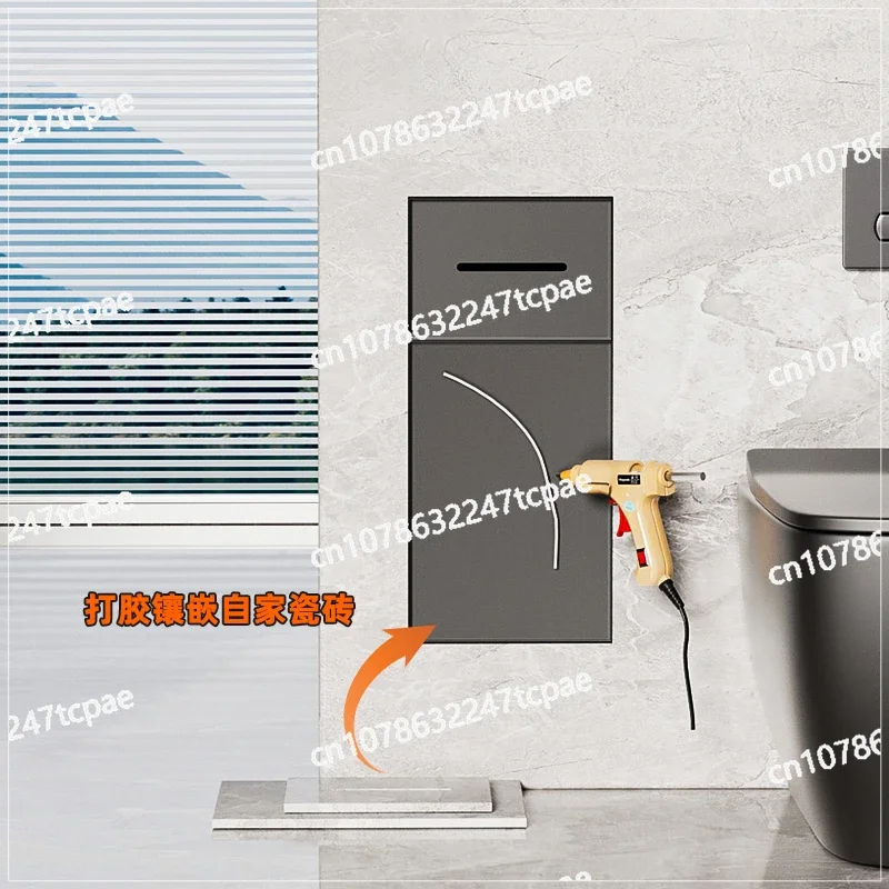 

Встроенный мусорный бак для унитаза, боковая коробка для салфеток, настенный шкаф, скрытая ниша из нержавеющей стали