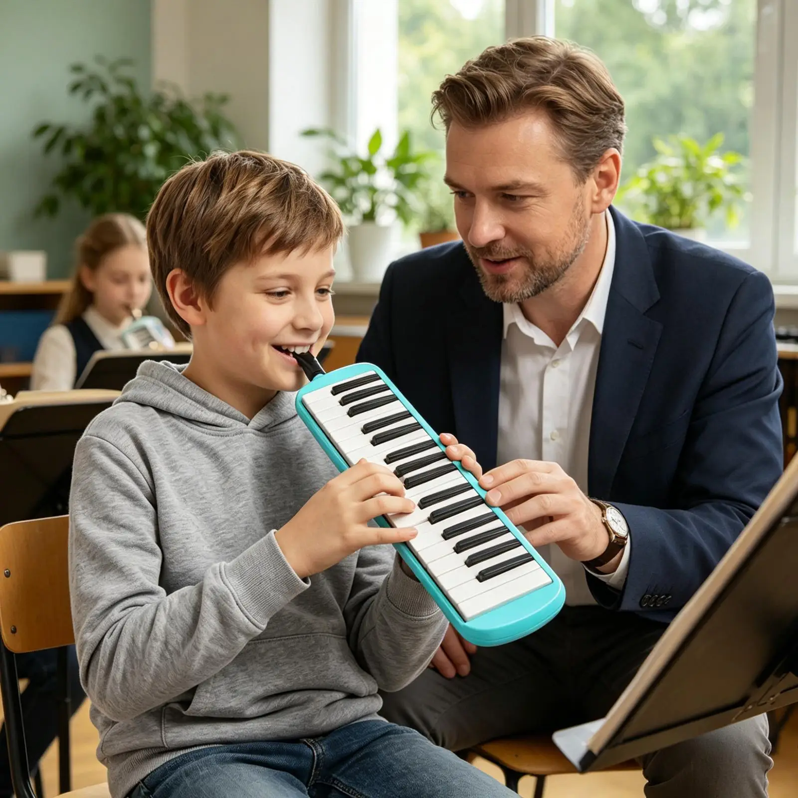 32-Key Piano Keyboard 32-Key Beginner Percussion Toys With Soft Long Tube Musical Instruments For Adults Teens Boys Men