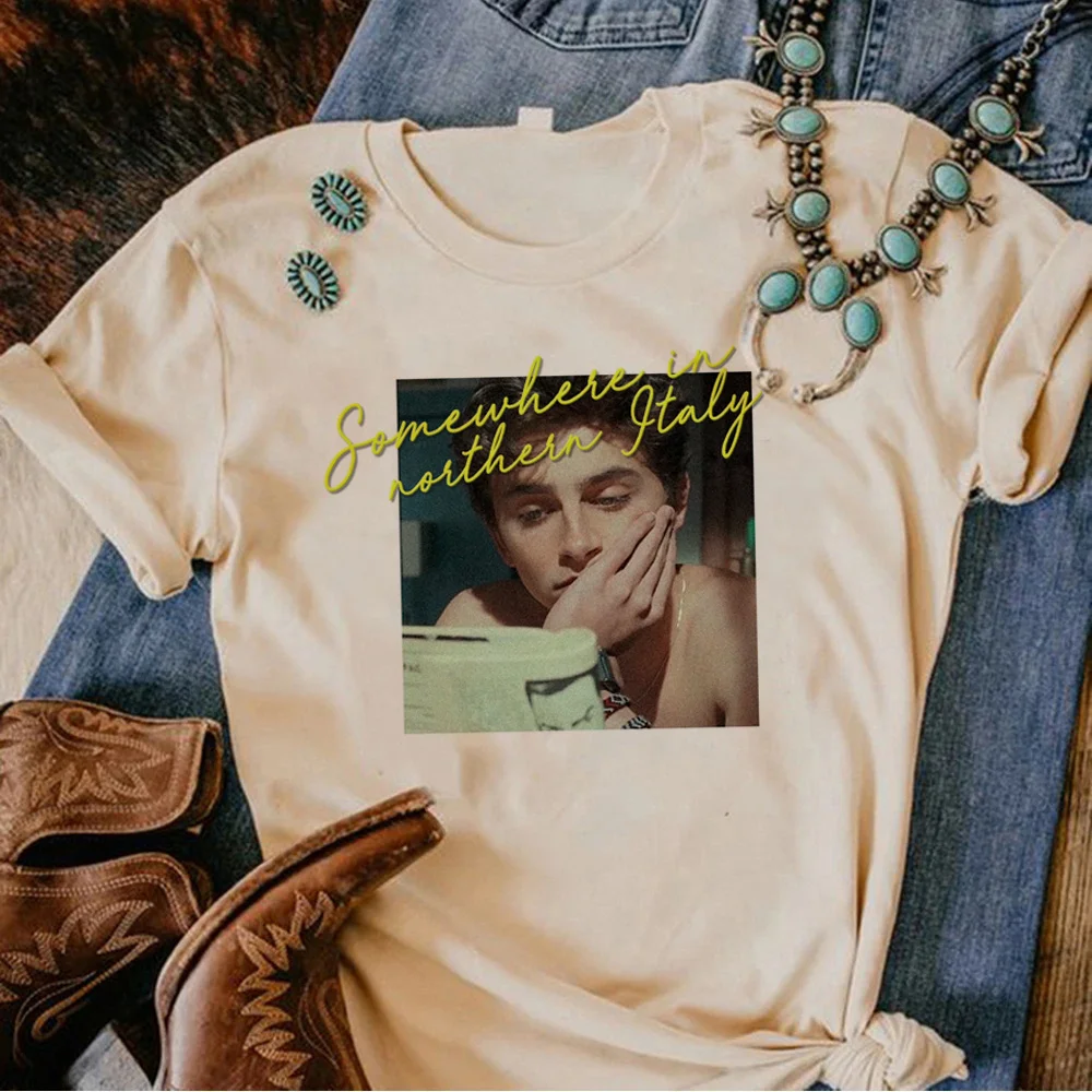 Call Me by Your Name tshirt women streetwear Y2K t-shirts girl graphic designer clothing