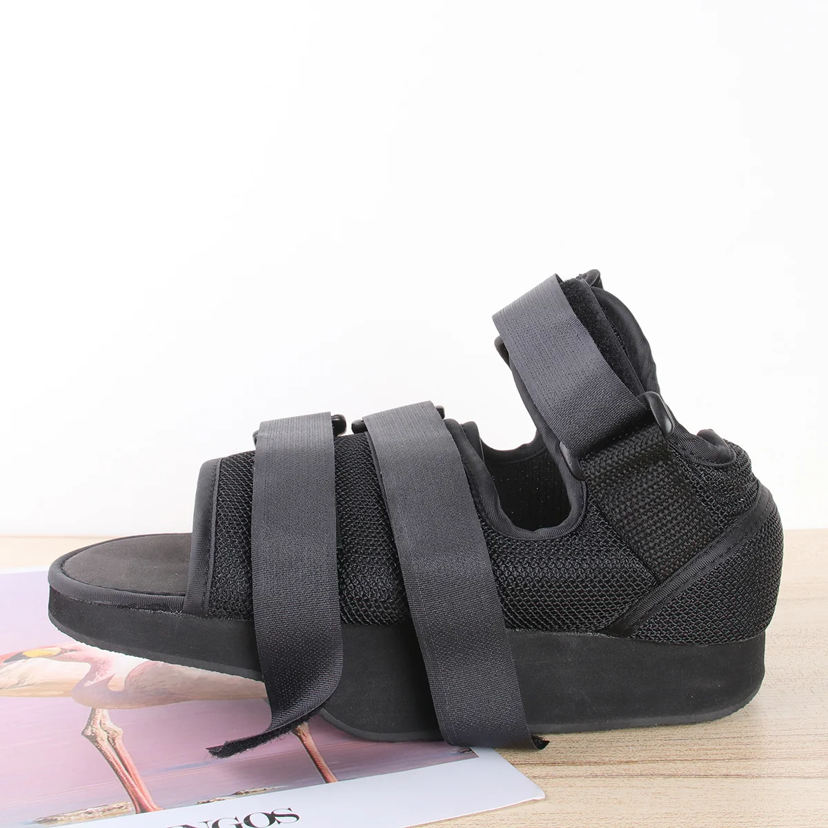 

Pressure Relief Forefoot Shoes Fracture Support Recovery Footwear Durable Fixation Plaster Shoe Smooth Sole For Quick Healing