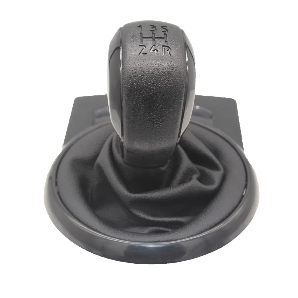 Car Gear Head Shift Knob Lever Head With Leather Dustproof Cover for Citroen C4 MK1 All Black Car Shift Hand Ball Dust Cover 2