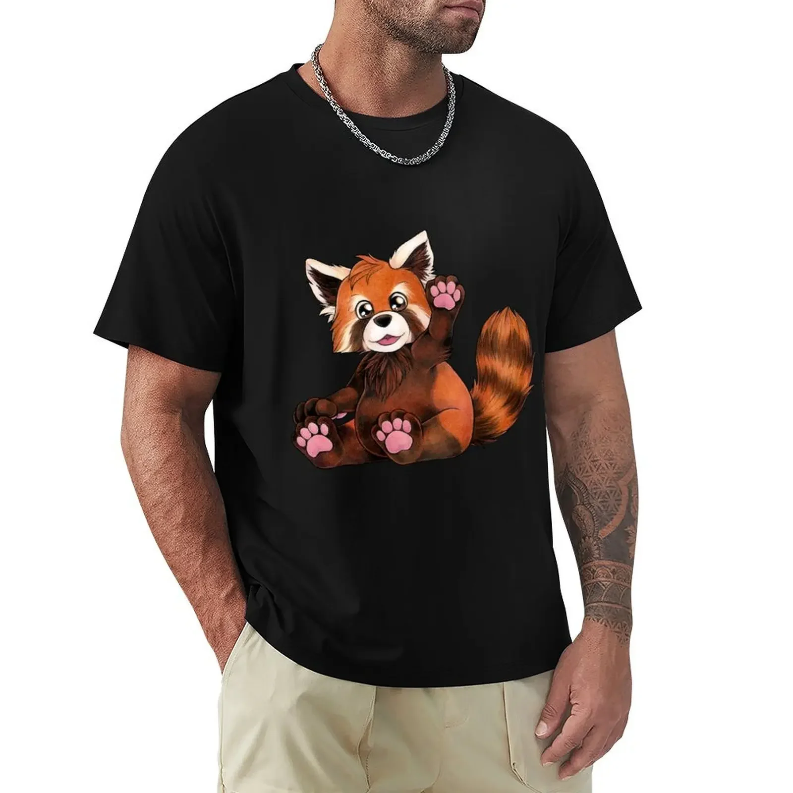 

Cute Red Panda Sweet Gift Idea T-Shirt anime stuff for a boy mens graphic t-shirts hip hop