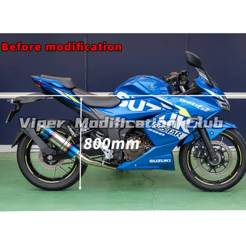 Imagen 2 del producto Para SUZUKI GIXXER SF 250 v-strom 250SX modificación asiento soporte de reducción de altura reducción del cuerpo por 35MM 2021 2022 2023 2024