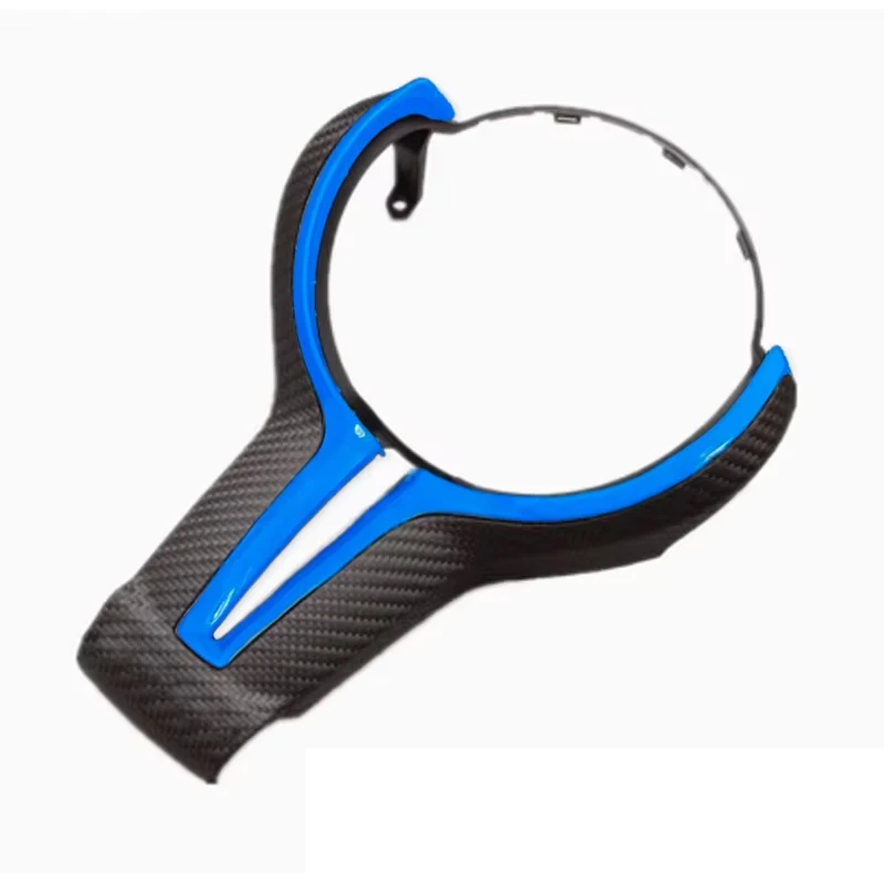 Carbon Fiber Steering Wheel Cover Trim M Sport Performance for BMW F01 F06 F10 F11 F20 F22 F30 F31 F32 F36 M2 F87 M3 F80 M4 F82 image 3