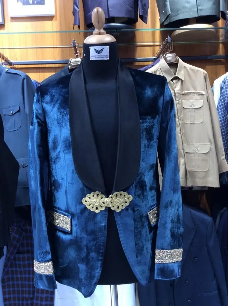 Trajes de novio de boda para hombres, esmoquin elegante, chaqueta con nudo chino, chal con solapa, abrigo único hecho a medida, recién llegado