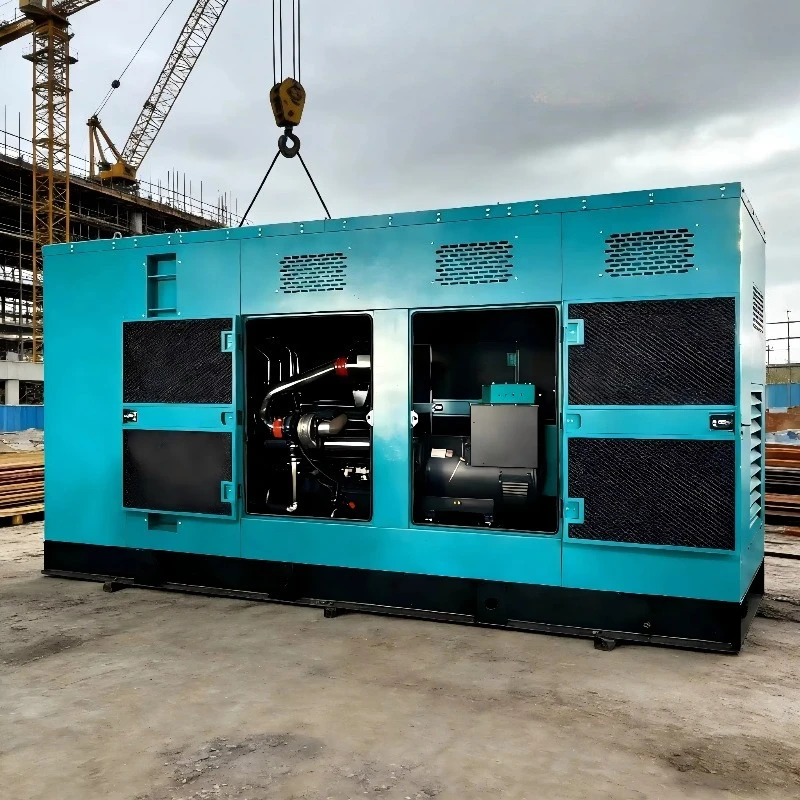 Customized 300KW 375KVA Silent Diesel Generator Set | Super Silent Low Noise CE Certified Automatic ATS Industrial Power Gene