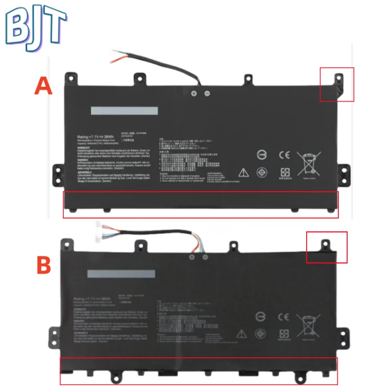 New 4Cell Laptop Battery C21N1808 7.7V 38Wh for Asus Chromebook C423 C523 C423NA C523NA C423NA-EB C423NA-BZ C523NA-A2 Notebook