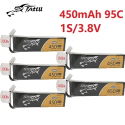 Upgrade TATTU 95C 1S 450mAh 3.8V Lipo Battery With PH2.0 Plug For RC Helicopter Quadcopter FPV Racing Drone Parts 3.8V Battery