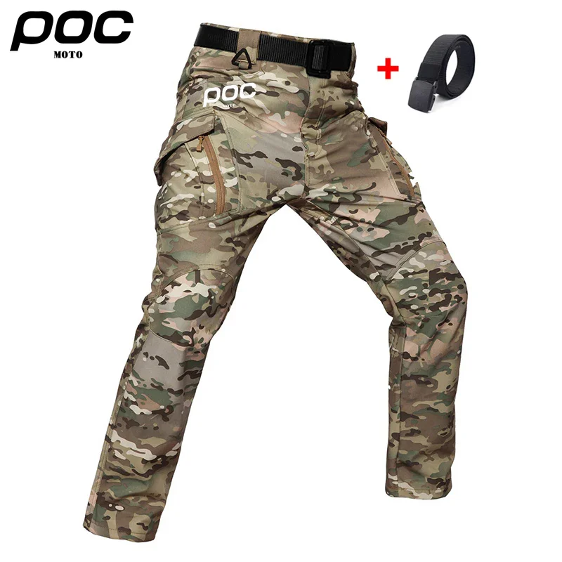 MOTO POC Cycling Long Pants Men's Road Racing Mountain Bike Trousers Motocross Bicycle Bottoms Mtb Enduro Pant Pantalon Ciclism