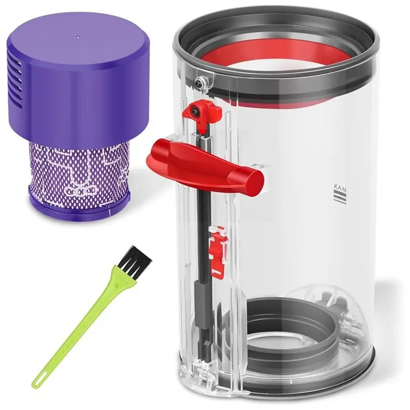 

AEE8-Пылесборник с фильтром, запасные части для Dyson V10 SV12, аксессуары для пылесоса с животными и абсолютными пылями, мусорная корзина