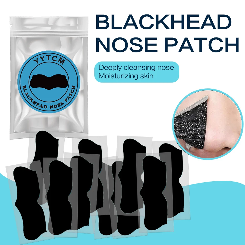 Large Size Black Nose Strips Bamboo Charcoal Blackhead Remover Deep Cleansing Pore Strips for Nose Care 5/10/15/20/30/50/100pcs - view 5