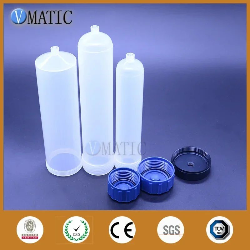 

High Quality Glue Fluid Liquid Dispenser Large Pneumatic Syringe 100 / 200 / 300 Cc Ml With Piston & Adapter 3 Pcs / Lot